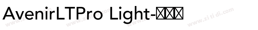 AvenirLTPro Light字体转换